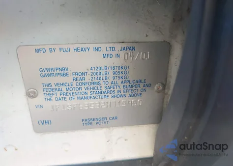 2002 Subaru Forester L from USA, damaged, VIN JF1SF63532H715950